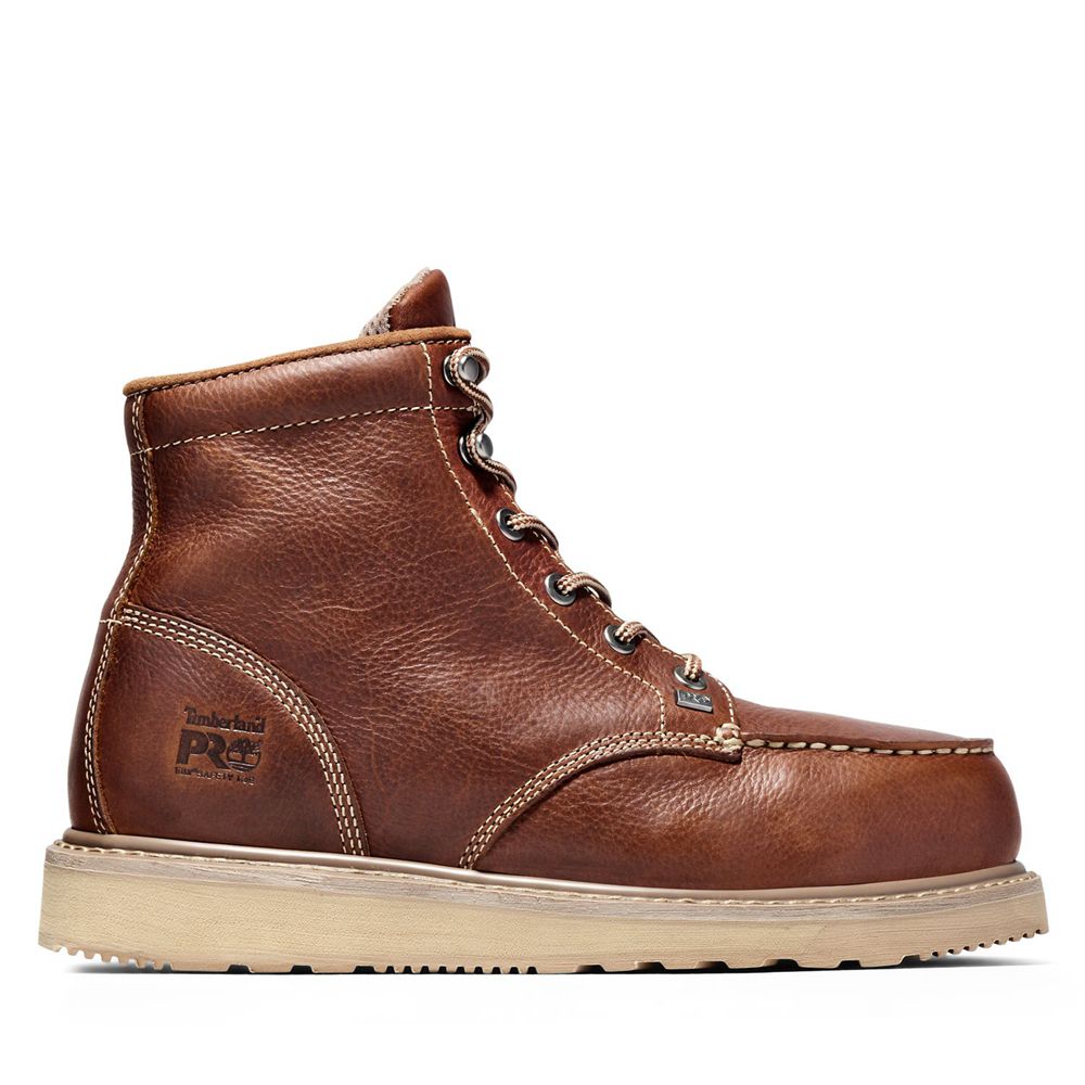 Bocanci De Muncă Timberland Barbati Maro - Pro® Barstow Wedge Alloy Toe - Romania - UJRQZF730